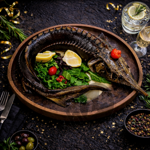 Запеченный осетр (от 3кг)