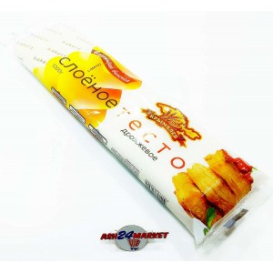 Полуфабрикаты Тесто слоеное дрожжевое КРЫМХЛЕБ 1кг