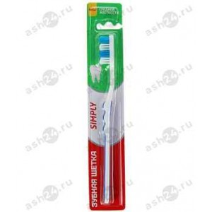 Зубная щетка RENDAL simply (ср. жест.)