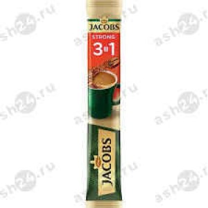 Кофе стик JACOBS strong 3в1