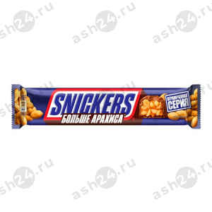 Батончик SNICKERS больше арахиса 87г