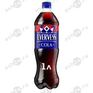 Напитки EVERVESS кола 1л пэт (5507)