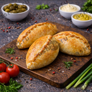 Выпечка Пирожок печеный капуста