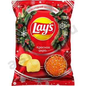 Чипсы LAYS красная икра 105г