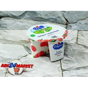 Молочные продукты Творог 101 ЗЕРНО зерненый малина 130г стакан