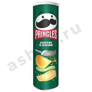 Чипсы PRINGLES сыр и лук 165г