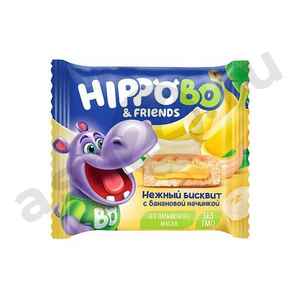 Бисквит HIPPOBO банан 32г