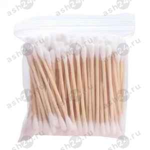 Ватные палочки деревянные 100PCS