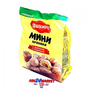 Пряники ЯШКИНО мини с вареной сгущенкой 350г