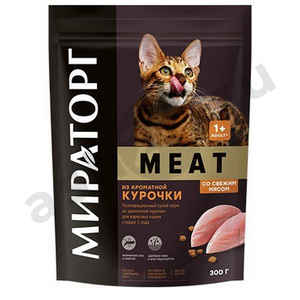 Корм для кошек МИРАТОРГ из ароматной курочки 300г