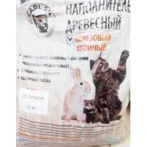 Наполнитель KAPLAN березовый 35л-10кг