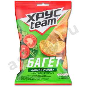 Сухарики ХРУСТИМ томат и зелень 60г