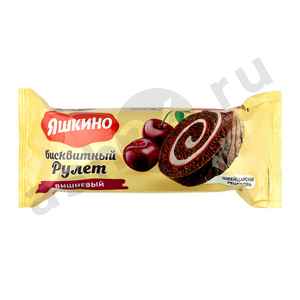 Рулет бисквитный ЯШКИНО вишневый 200г