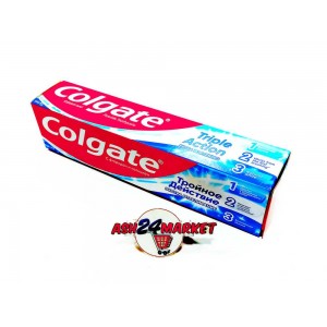 Зубная паста COLGATE тройное действие экстра отбеливание 154г