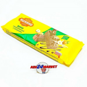 Вафли глазир ЯШКИНО с орешками 200г