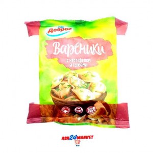 Полуфабрикаты Вареники ДОБРОЕ с картофелем и грибами 400г