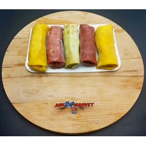 Полуфабрикаты вес. Блины ДОМАШНИЕ с рубленой курицей (цветные)