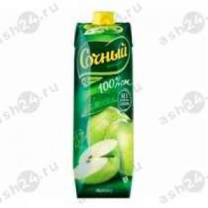 Напитки Сок СОЧНЫЙ яблоко 1л т/п (6897)