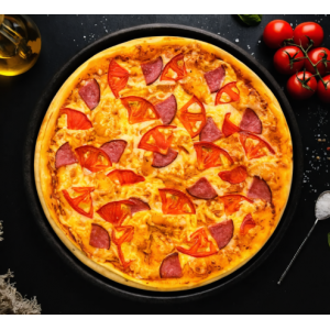 Пицца Салями помидор 33см