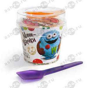 Мороженое ЧИСТАЯ ЛИНИЯ радуга шарики 65г