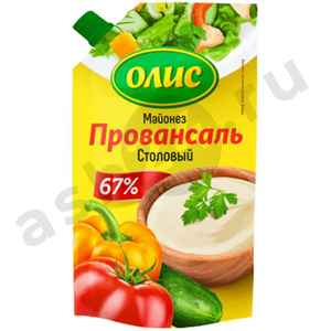 Бакалея Майонез ОЛИС 67% 600г м/у