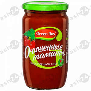 Бакалея Консервы Томаты ГРИН РЭЙ очищенные 680г с/б