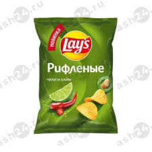 Чипсы LAYS чили и лайм 125г