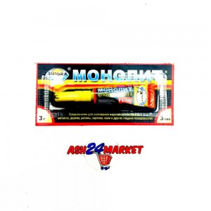 Супер клей МОНОЛИТ 3г