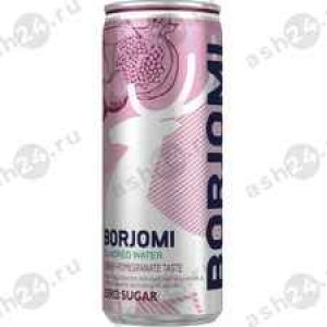 Напитки БОРЖОМИ вишня гранат 0,33л ж/б