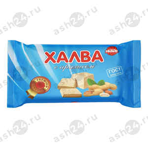 Халва подсолнечная MAAR с арахисом 200г