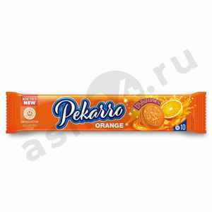Печенье сахарное PEKARRO апельсин и взрывная карамель 95г