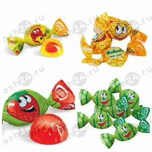 Конфеты вес Живинка вкус клубника йогурт