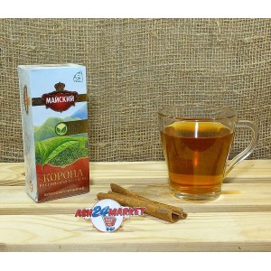 Чай МАЙСКИЙ черный крупнолистовой 25пак