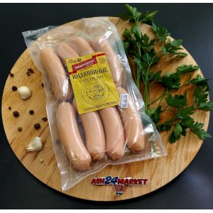 Сосиски ТМ МИХАЙЛОВСКАЯ ЗАСТАВА индюшиные (штука)