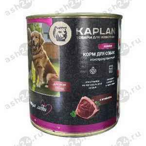 Паштет для собак KAPLAN c ягненком 750г ж/б