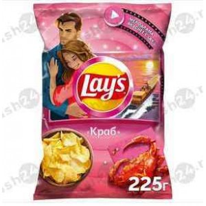 Чипсы LAYS краб 225г