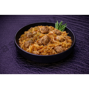 Вторые блюда Капуста тушенная с мясом (250г)