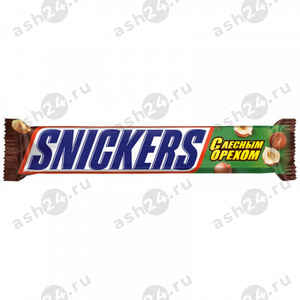 Батончик SNICKERS с лесным орехом 95г