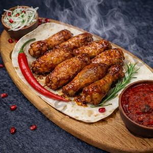 Мангал Крылья в медовом соусе на мангале (100г)
