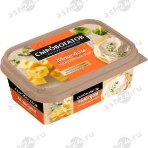 Молочные продукты Сыр плавленый СЫРОБОГАТОВ маасдам 200г ванночка