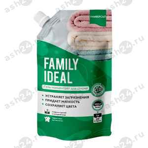 Гель для стирки FAMILY IDEAL универсал 1л