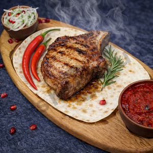 Мангал Антрекот из свинины (стейк на ребре) (100г)