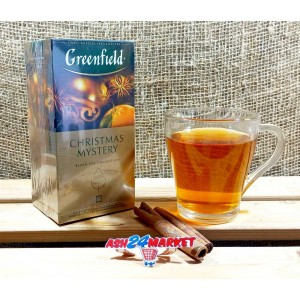 Чай GREENFIELD черный байховый с ароматом апельсина и лимона 25пак