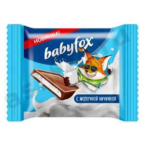 Шоколад BABYFOX молочный 12г