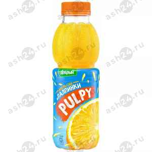 Напитки Сок ПАЛПИ апельсин 0,45л бутылка (7787)
