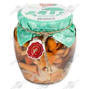 Бакалея Консервы Грибы ХОРОШИЙ СЕЗОН ассорти 550г с/б