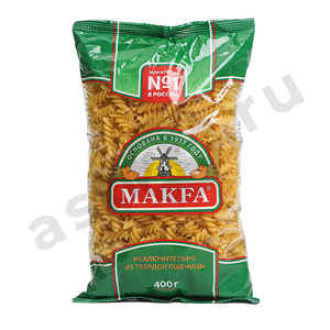 Бакалея Макаронные изделия МАКФА спирали 400г