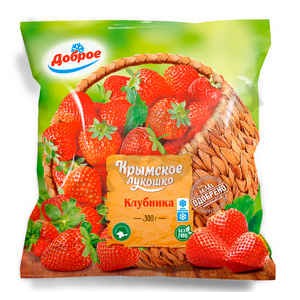 Полуфабрикаты Клубника КРЫМСКОЕ ЛУКОШКО 300г