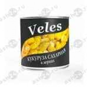 Бакалея Консервы Кукуруза VELES 400г ж/б