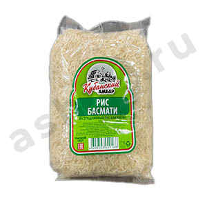 Бакалея Крупа рис басмати КУБАНСКИЙ АМБАР 600г